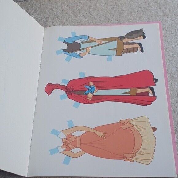 Walt Disney’s Cinderella Paper Doll Book New Uncut Plus Reading Book NEW - Picture 6 of 7